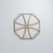Ekena Millwork Small Haswell Decorative Fretwork Wood Wall Panels, Hickory, 11 3/8"W x 11 3/8"H x 3/8"T WALW12X12X0375HWLHI - alternate 4